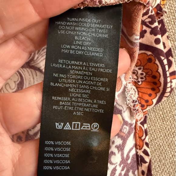 Anthropologie Maeve Patchwork Floral Paisley Button Down Blouse XS Boho - Picture 10 of 10